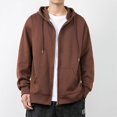 thumbnail image 1 of Men's and Large Men's Fleece Full Zip Hooded Jacket, 3xl, 1 of 4