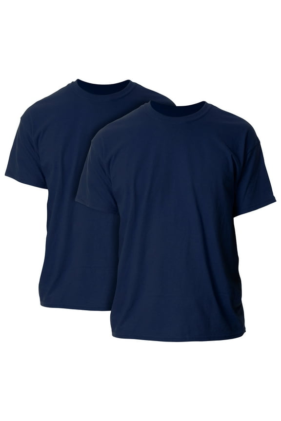 Men's and Men's Big Ultra Cotton T-Shirt, 2-Pack, up to size 5XL