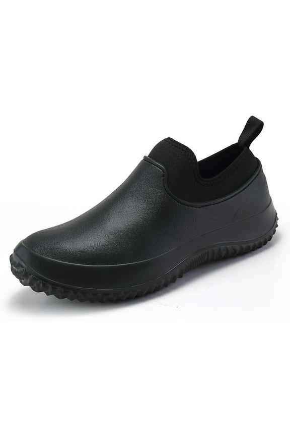 Men's and Women's Anti-slip Work Clogs Food Service Shoes Catering Car Wash Shoes Low Top Work Shoes Kitchen Shoes
