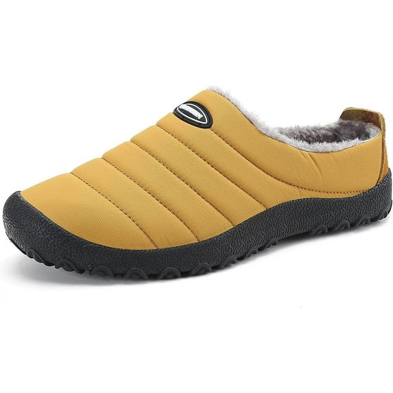 Men's and Women's Cotton Slippers Winter Warm Cotton Shoes Waterproof and Casual Home Cotton Slippers Outdoor Indoor Snow Boots