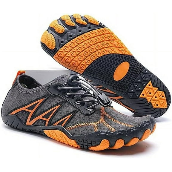 Men's and Women's Lightweight Barefoot Shoes, Breathable Lightweight Non-Slip grounding Shoes, Suitable for Beach Swimming Boating Hiking Trip