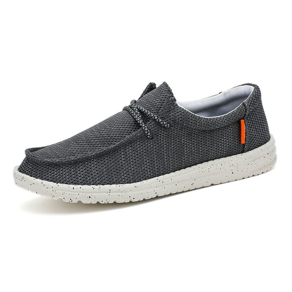 Men's and Women's Slip On Loafers Shoes - Stylish Lightweight Men's Lace-Up Shoes Wally Stretch Big - Comfortable Footwear