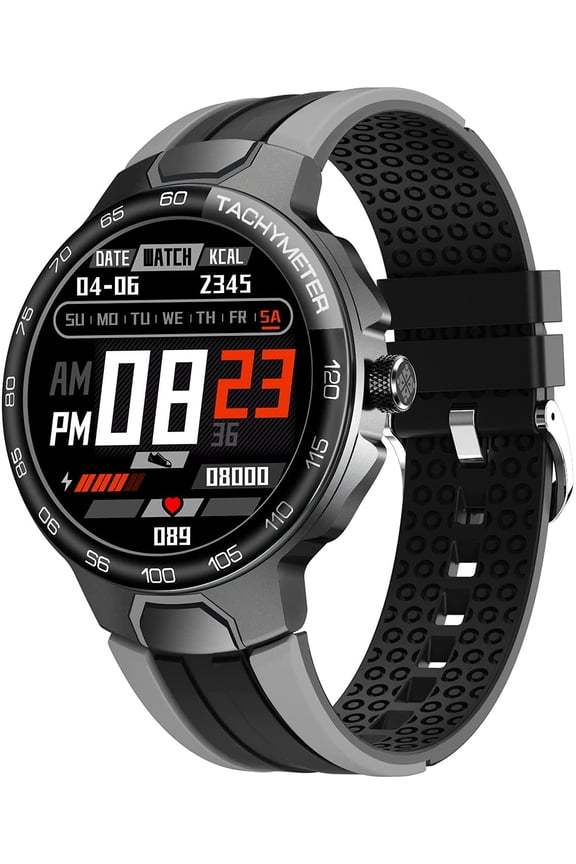 Men's and Women's Smart Watch, Fitness Watch, with Heart Rate Monitor, Sleep Tracker, 1.3 Inch IP68 Waterproof, for Android iOS Phones
