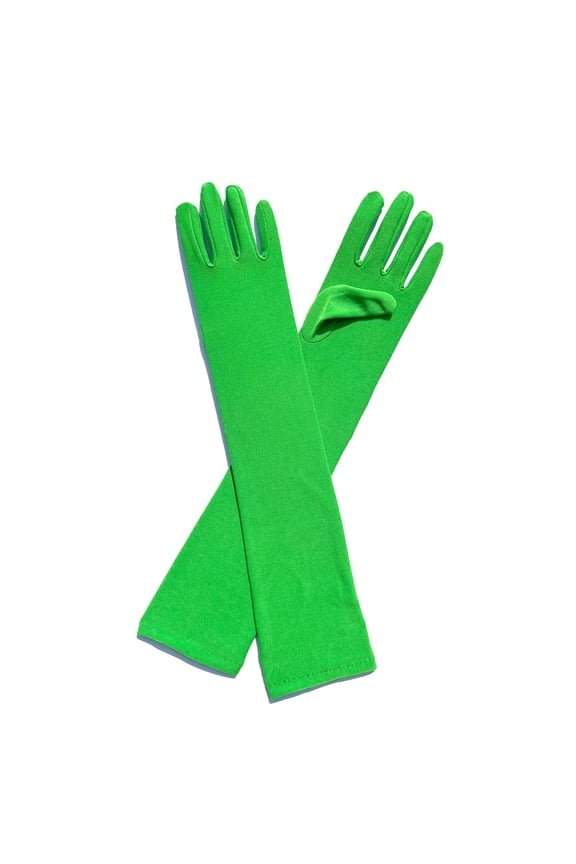 Men's and Women's Spandex Gloves Costume Halloween Cosplay Stretchy Long Gloves