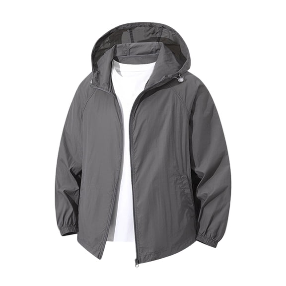 Men's and Women's Summer Sun Light Breathable Sun Protective Clothing: Polyester & Spandex, Multiple Pockets, Comfortable