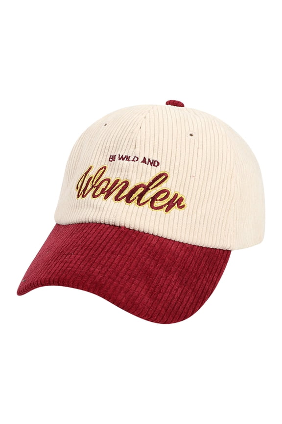 Men's and Women's Sun Hats Classic Corduroy Baseball Casual Prep Fashion Stylish Summer Hats for Women&Men