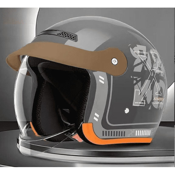 Men's and Women's Universal Riding Electric Bike Helmets with Hidden Lenses, Anti Fog, All Season Universal, Breathable for Men and Women