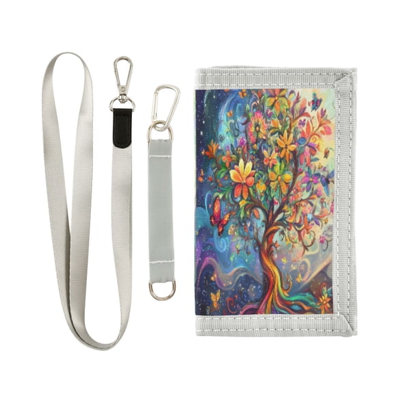 Men's and Women's Wallets Stylish and Functional Wallet Novelty Wallets Perfect Gift for All Occasions A Whimsical Tree