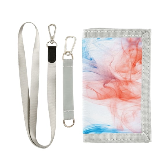 Men's and Women's Wallets Stylish and Functional Wallet Novelty Wallets Perfect Gift for All Occasions Abstrac Mist