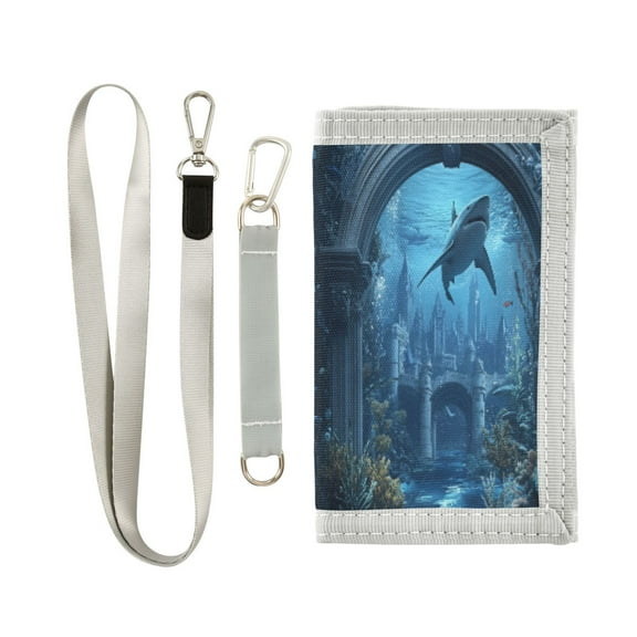Men's and Women's Wallets Stylish and Functional Wallet Novelty Wallets Perfect Gift for All Occasions Undersea Fantasy World