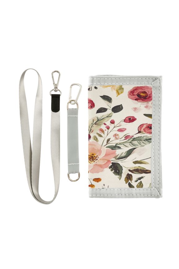 Men's and Women's Wallets Stylish and Functional Wallet Novelty Wallets Perfect Gift for All Occasions Vintage Floral Print Pattern