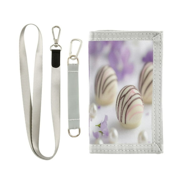 Men's and Women's Wallets Stylish and Functional Wallet Novelty Wallets Perfect Gift for All Occasions White Chocolate Truffles