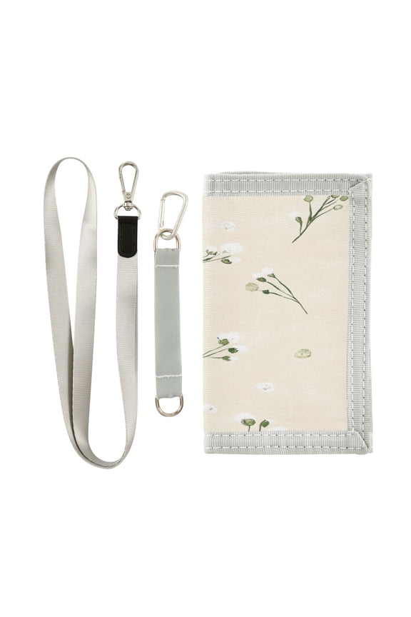 Men's and Women's Wallets Stylish and Functional Wallet Novelty Wallets Perfect Gift for All Occasions White Dandelion