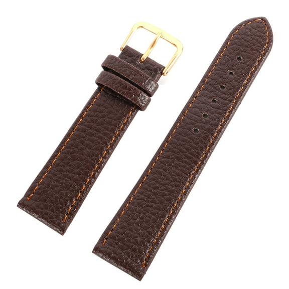Men's and Women's Watch Strap (PU Leather) 12mm 14mm 16mm 18mm 20mm or 22mm, Black and Coffee Colours Available 16MM Coffee Colour