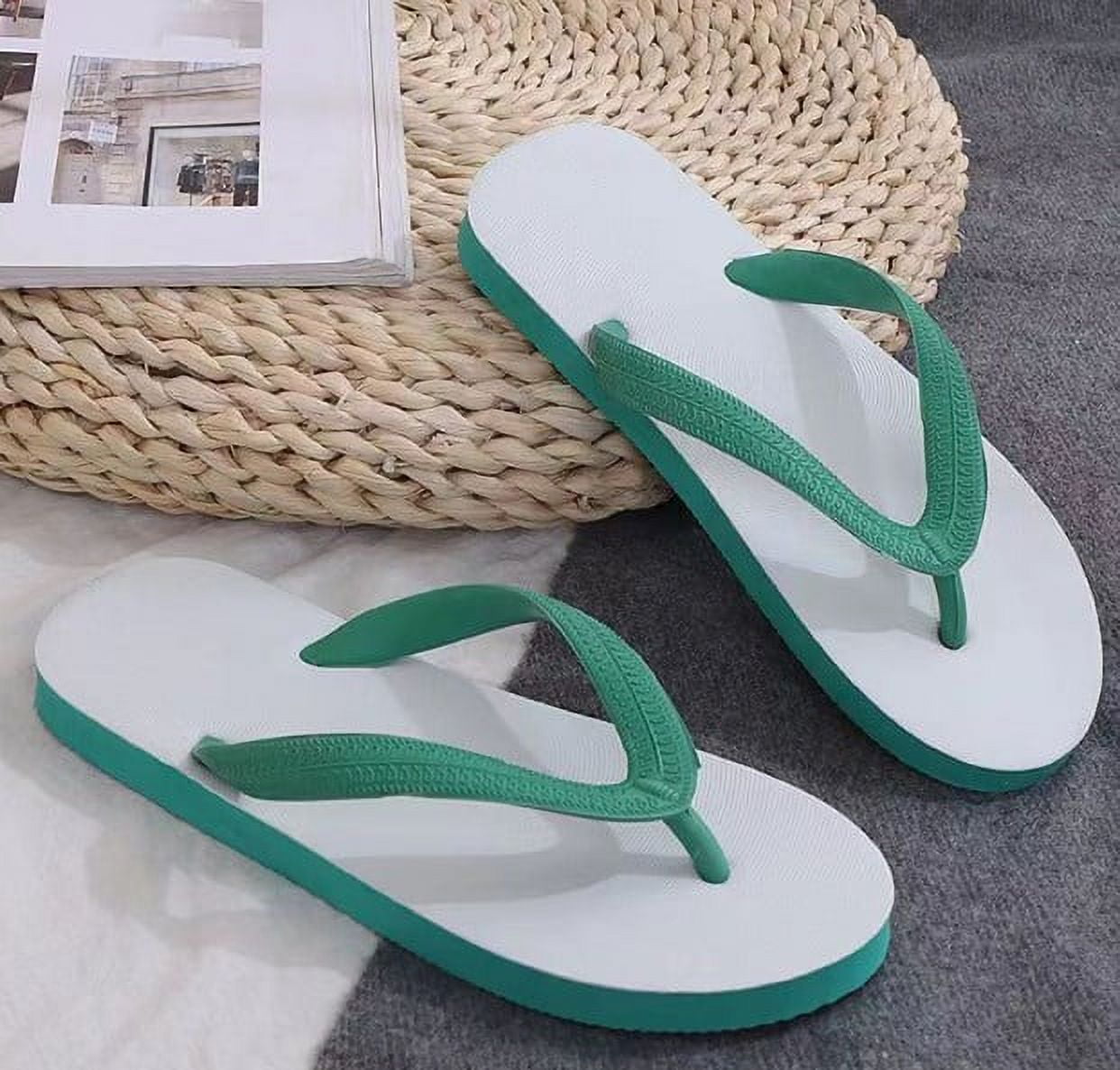 Men's and women's Solid Flip Flop,Sandwich flip flops summer rubber slippers  men's and women's beach sandals - Walmart.com