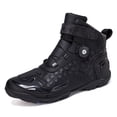 thumbnail image 1 of Men's and women's all-season motorcycle riding boots and motorcycle shoes,Black,48, 1 of 24