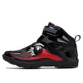 thumbnail image 1 of Men's and women's all-season motorcycle riding boots and motorcycle shoes,Black red,36, 1 of 10