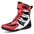 thumbnail image 1 of Men's and women's all-season motorcycle riding boots and motorcycle shoes,White red,37, 1 of 23
