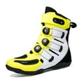 thumbnail image 1 of Men's and women's all-season motorcycle riding boots and motorcycle shoes,Yellow,40, 1 of 23
