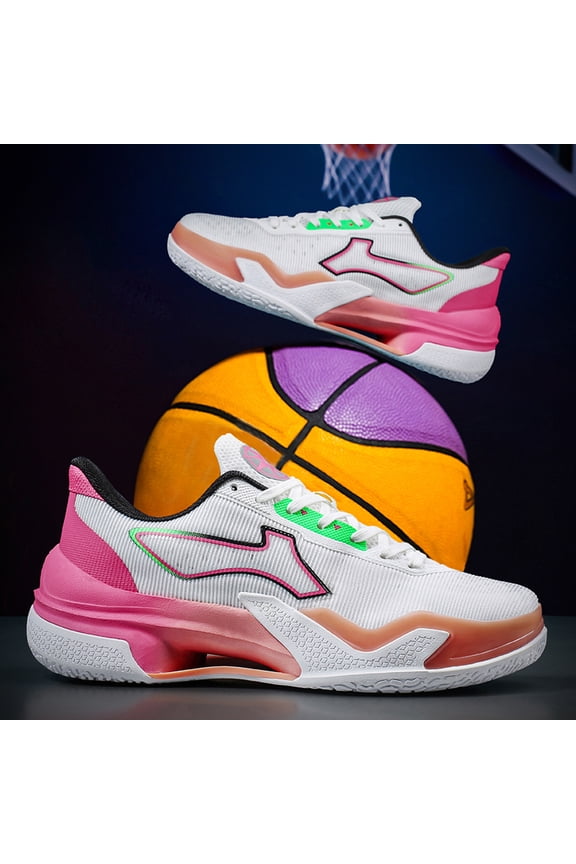 Men's and women's basketball shoes, MD combination rubber sole basketball shoes, men's running shoes, sports running shoes