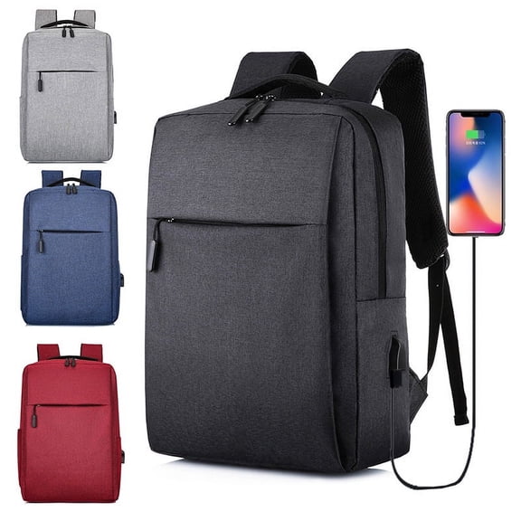 Men's and women's casual computer backpack,Gray