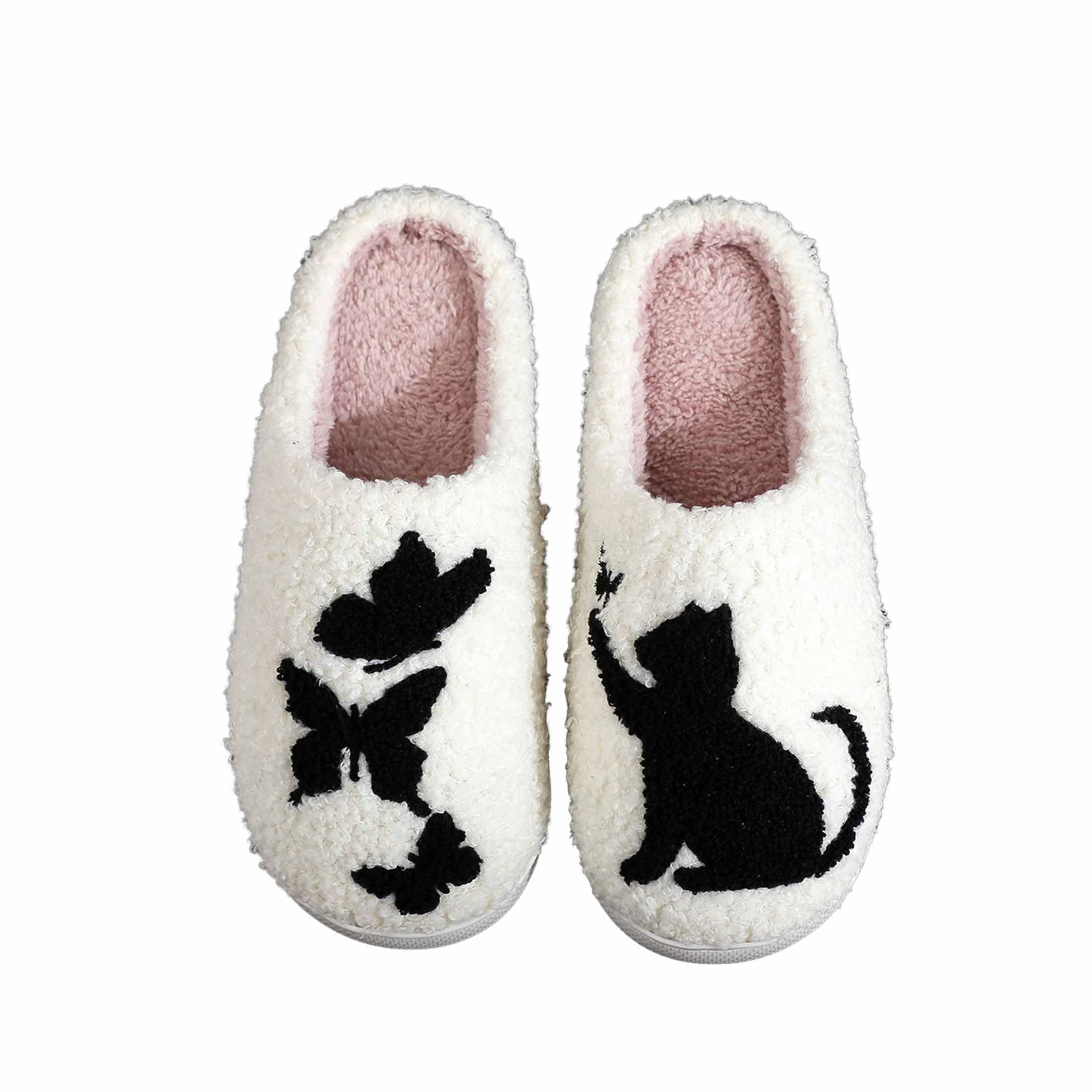 Cozylook Women's Fuzzy Slipper Socks - Indoor House Shoes With Non-Slip Grips, Warm Sherpa Lining, Christmas Gift Idea