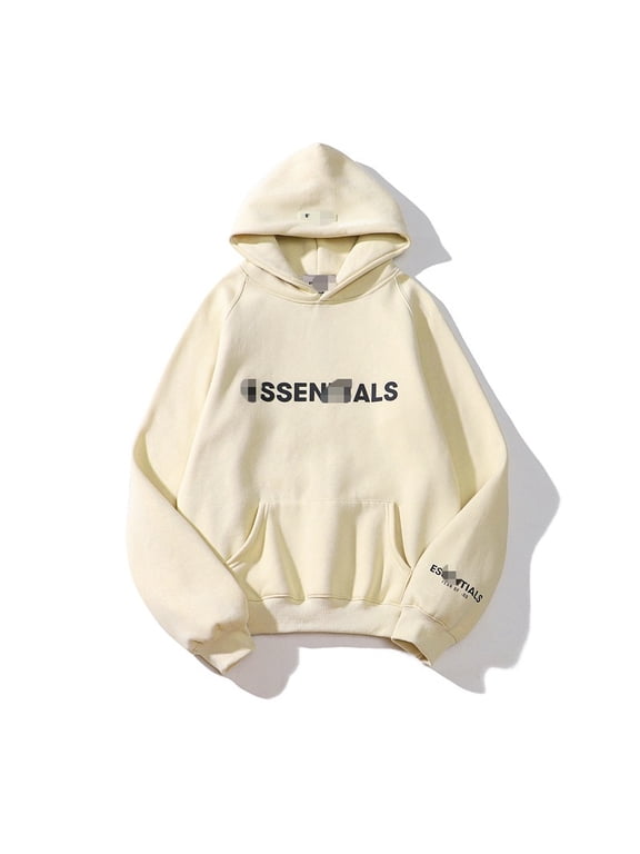 Men's and women's oversized hoodies, couple style, basic pure color hoodie pullovers essentials