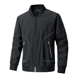 Reebok Men's Full Zip Color Block Drawcord Adjustable Hood
