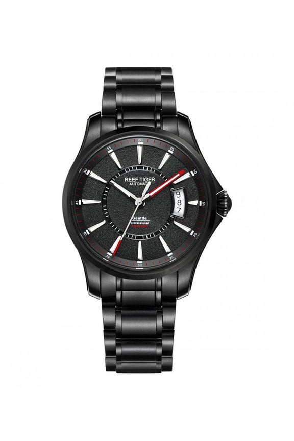 Men's automatic mechanical movement, round dial, high-quality stainless steel strap