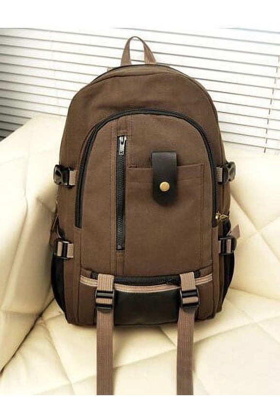 Men's backpack casual travel rucksack,Khaki