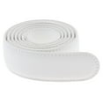 thumbnail image 1 of Men's belt leather belt without holes replacement men's gift 3.5 cm wide 3 # White, 1 of 8