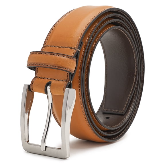 Men’s belts With Full Grain Genuine Leather Casual Dress Belts for Men 1.3inch