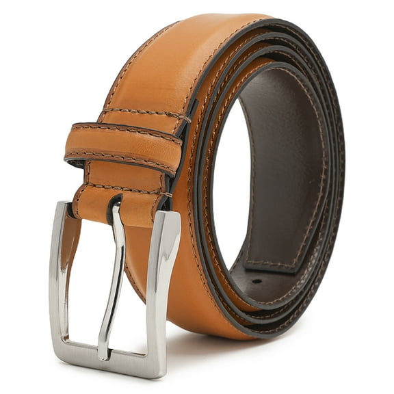 Men’s belts With Full Grain Genuine Leather Casual Dress Belts for Men 1.3inch
