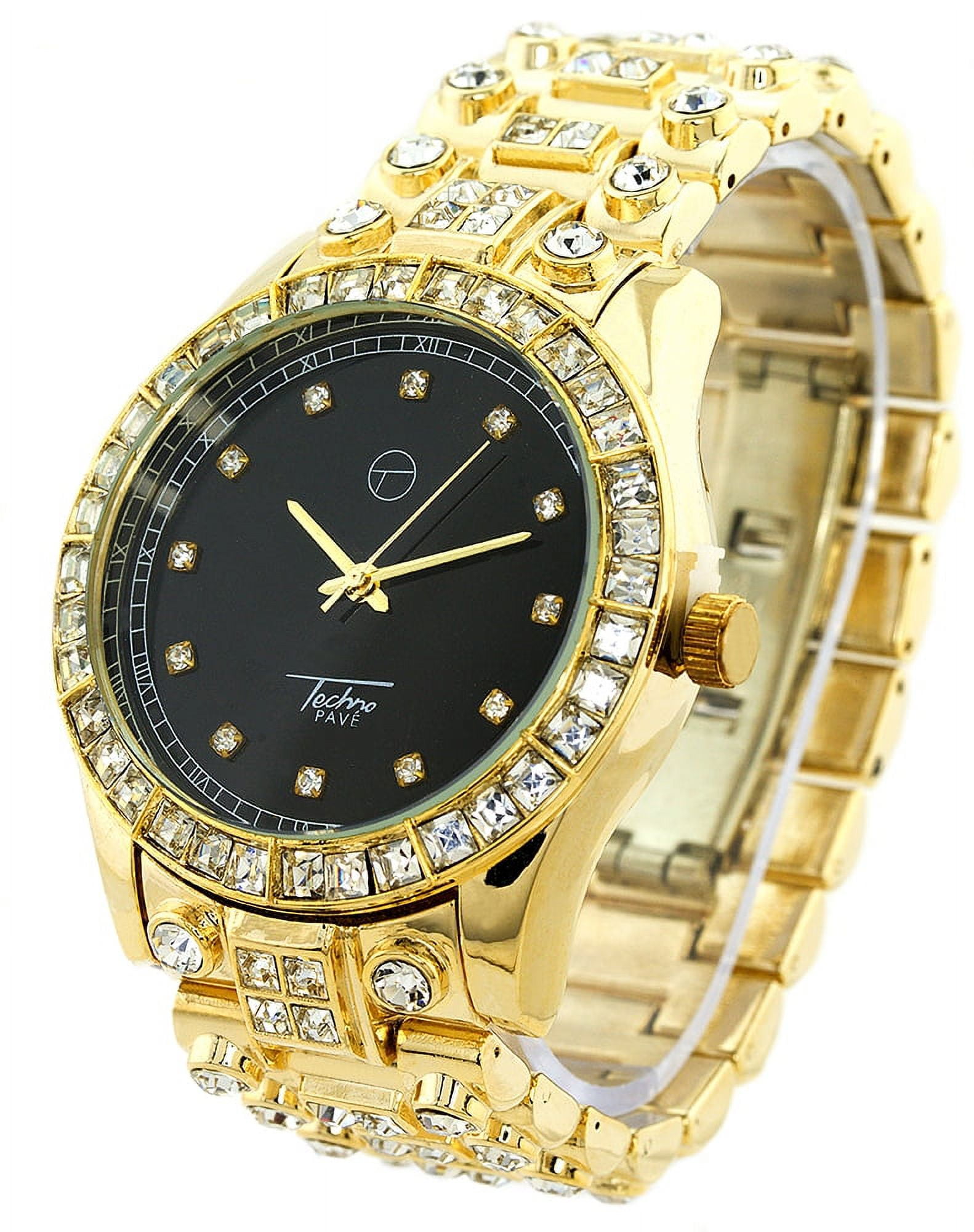 IceLink ゴールド 多面体デザイン 時計 Gold and Diamond Watch | Luxury Timepieces by IceLink