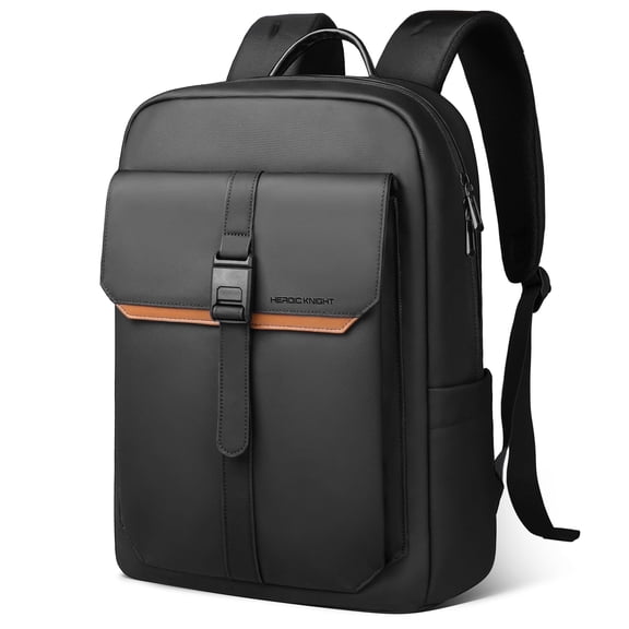 HEROIC KNIGHT Vintage 15.6" Laptop Backpack for Men Women Slim Backpack for Travel College  Business