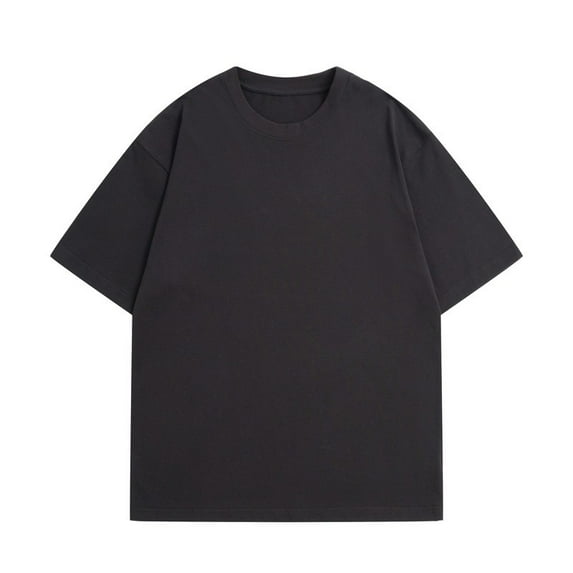 Men's casual black T-shirt