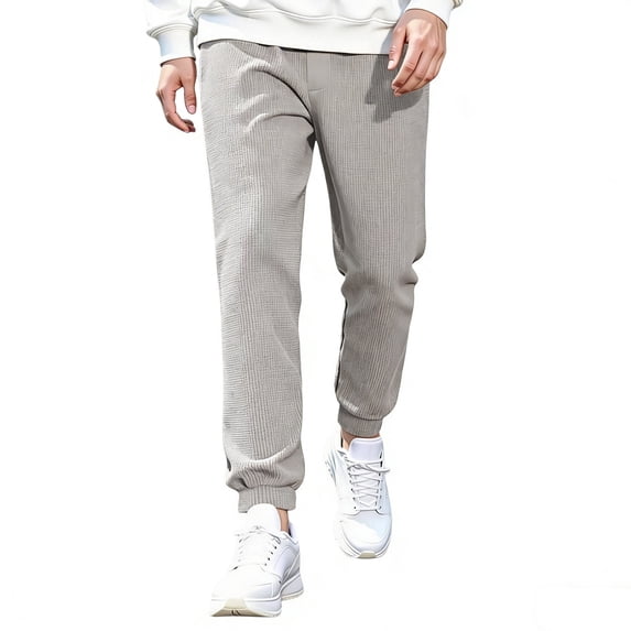 Quick Dry Lightweight Men's Athletic Pants | Breathable Workout Running Trousers