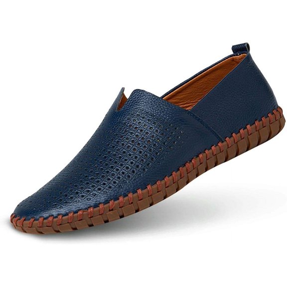 Men's comfort Daily life Shoes Soft Walking Breathable Shoes Round head flat Driving Shoes