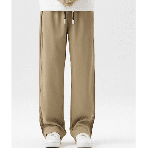 Men's comfortable casual pants in khaki