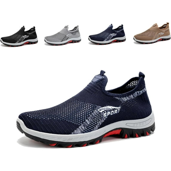 Men's comfortable shoes, anti-slip breathable shoes and casual Walking Sport shoes