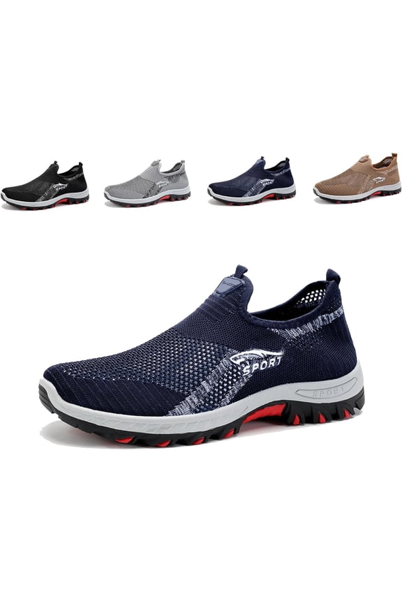 Men's comfortable shoes, anti-slip breathable shoes and casual Walking Sport shoes