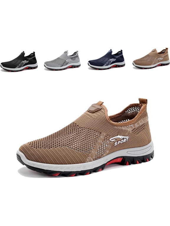 Men's comfortable shoes, anti-slip breathable shoes and casual Walking Sport shoes