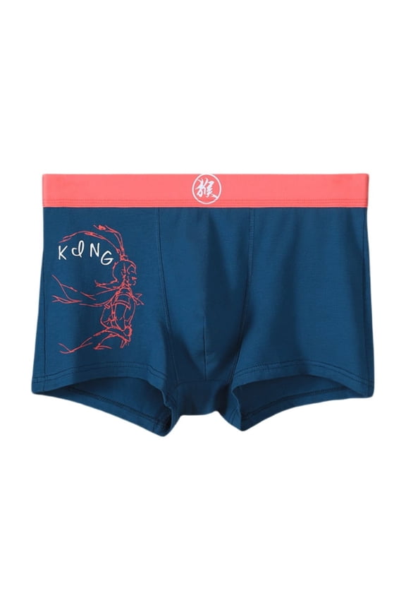 Men's cotton boxer briefs-personalized printing design