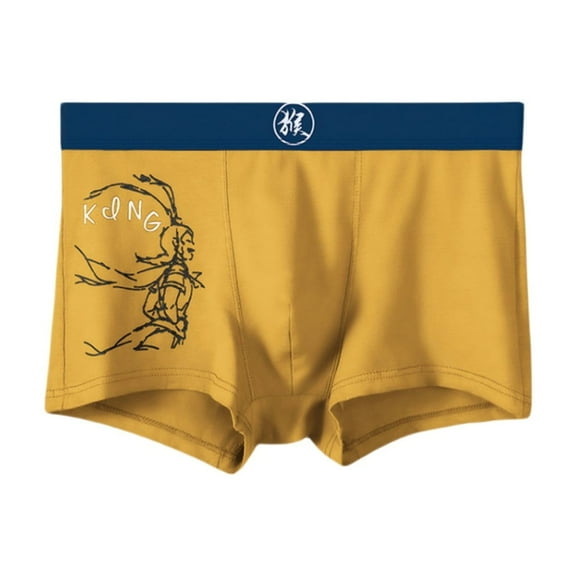 Men's cotton boxer briefs-personalized printing design