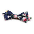 thumbnail image 1 of Men's cotton floral print bow tie, 1 of 5