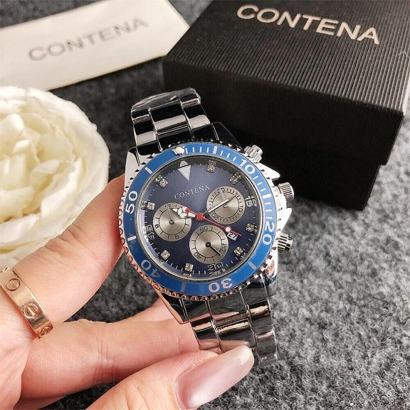 Men's fashion classic style quartz watch steel strap watch