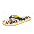 thumbnail image 1 of Men's flip-flops Beach sandals Lightweight eva soles Comfortable flip-flops Black Yellow, 1 of 5