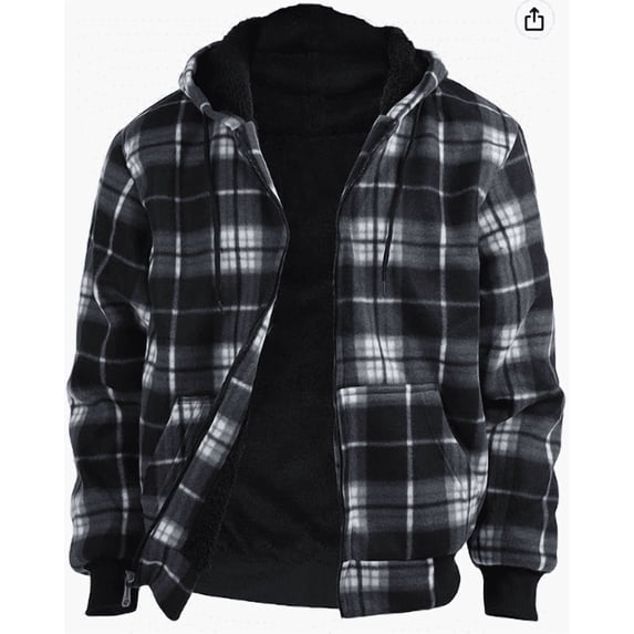Men's full zip winter warm Sweatshirt work jacket