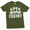 thumbnail image 1 of Men's funny Mechanic Tee Cranky Shirt Car Engine Tee Dad Tee Mechanics Shirt (3X-Large Military Green), 1 of 6
