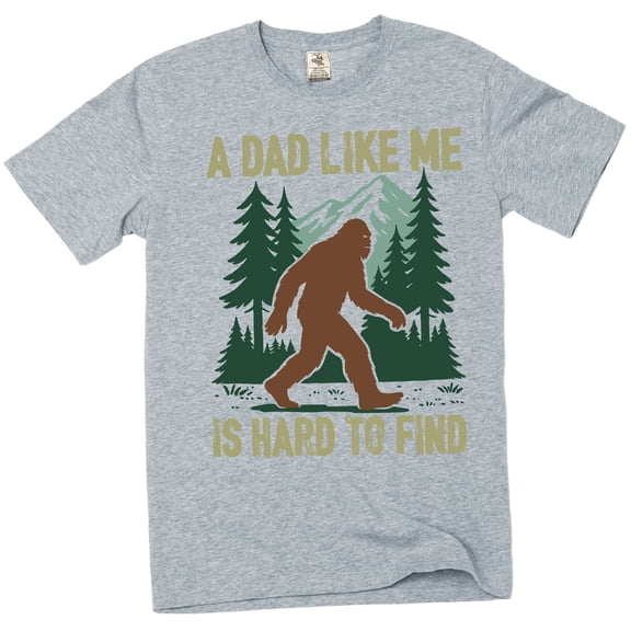 Men's funny dad like me is hard to find T-shirt Papa Daddy Tshirt (Medium Grey)